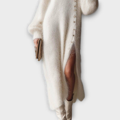 Robe Maxi Élégante en Tricot Doux
