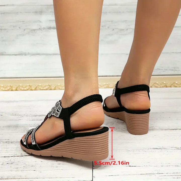 Velen™ Sandales Compensées Élégantes et Confortables