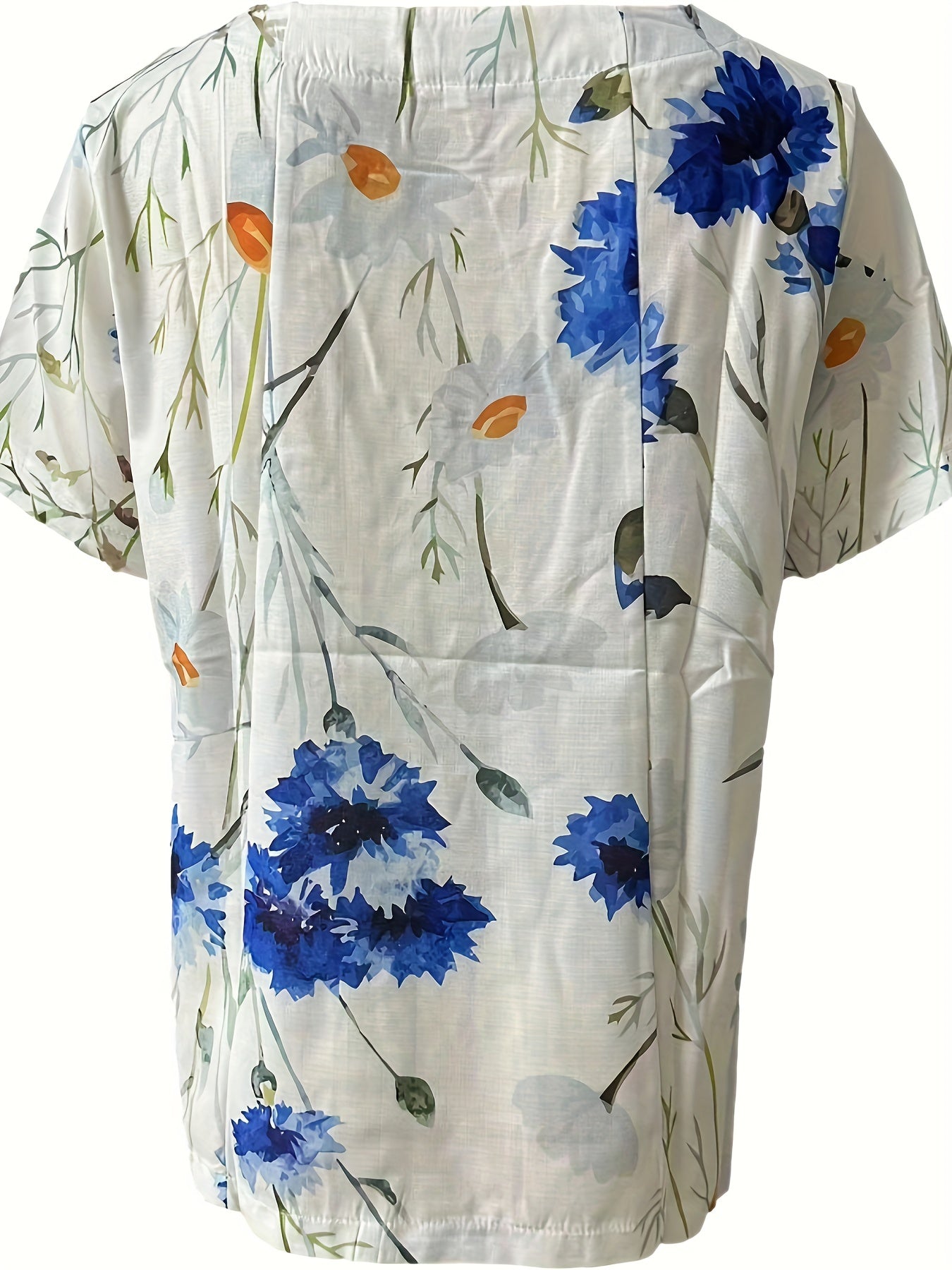Sienna – Blouse à Détail Boutonné Floral