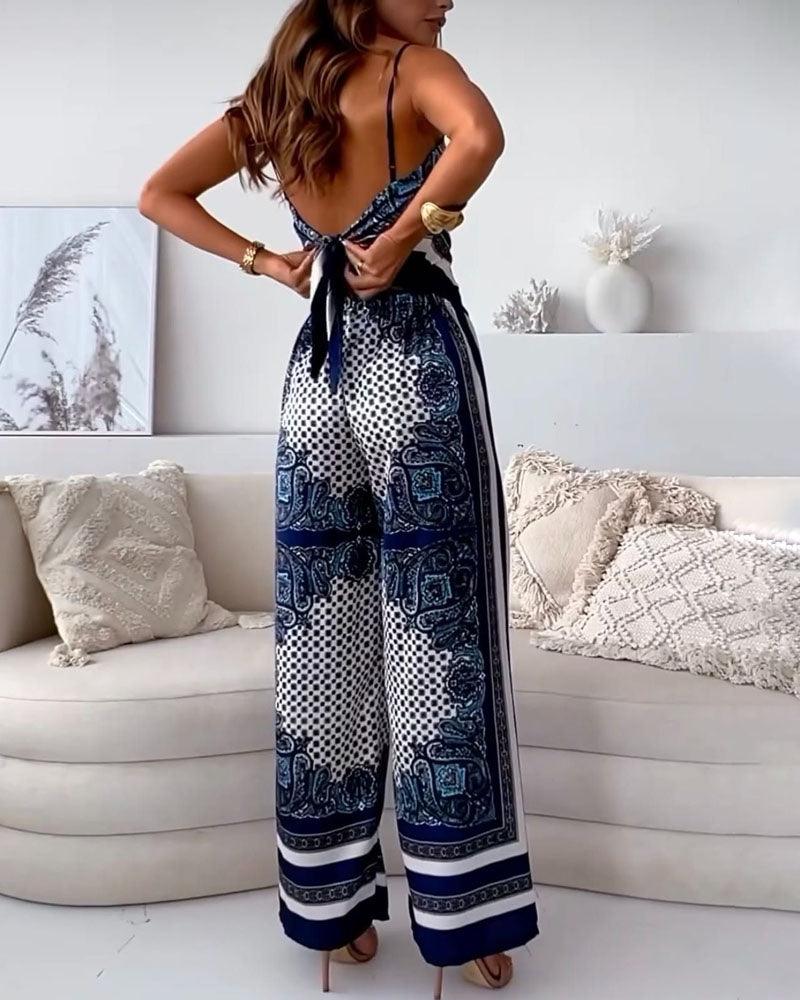 Helen | Ensemble de Vêtements à Deux Pièces avec Haut et Pantalon Élégant Prêt pour les Vacances