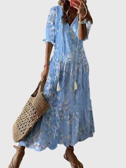 Amalia | Robe d'été vintage bohème