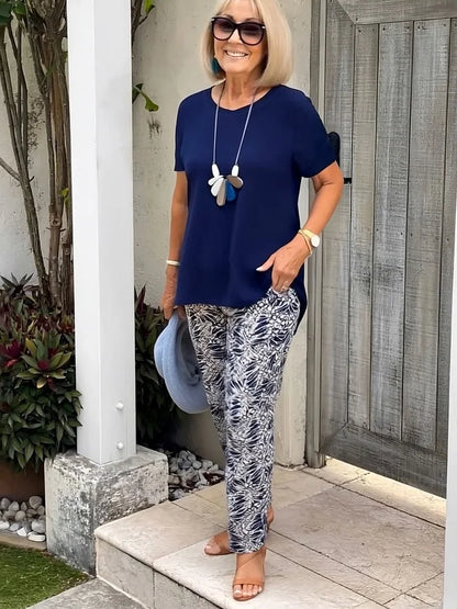 AVALISSE – ENSEMBLE DE VÊTEMENTS DE VACANCES À COUPE DÉCONTRACTÉE