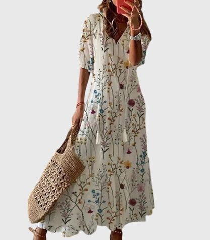 Amalia | Robe d'été vintage bohème