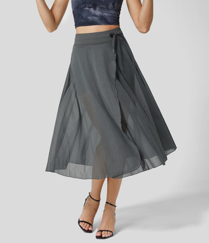 REVERIE – JUPE MIDI 2 EN 1 POUR FEMMES