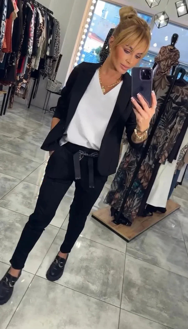 Ariane | Ensemble Blazer et Pantalon Élégant