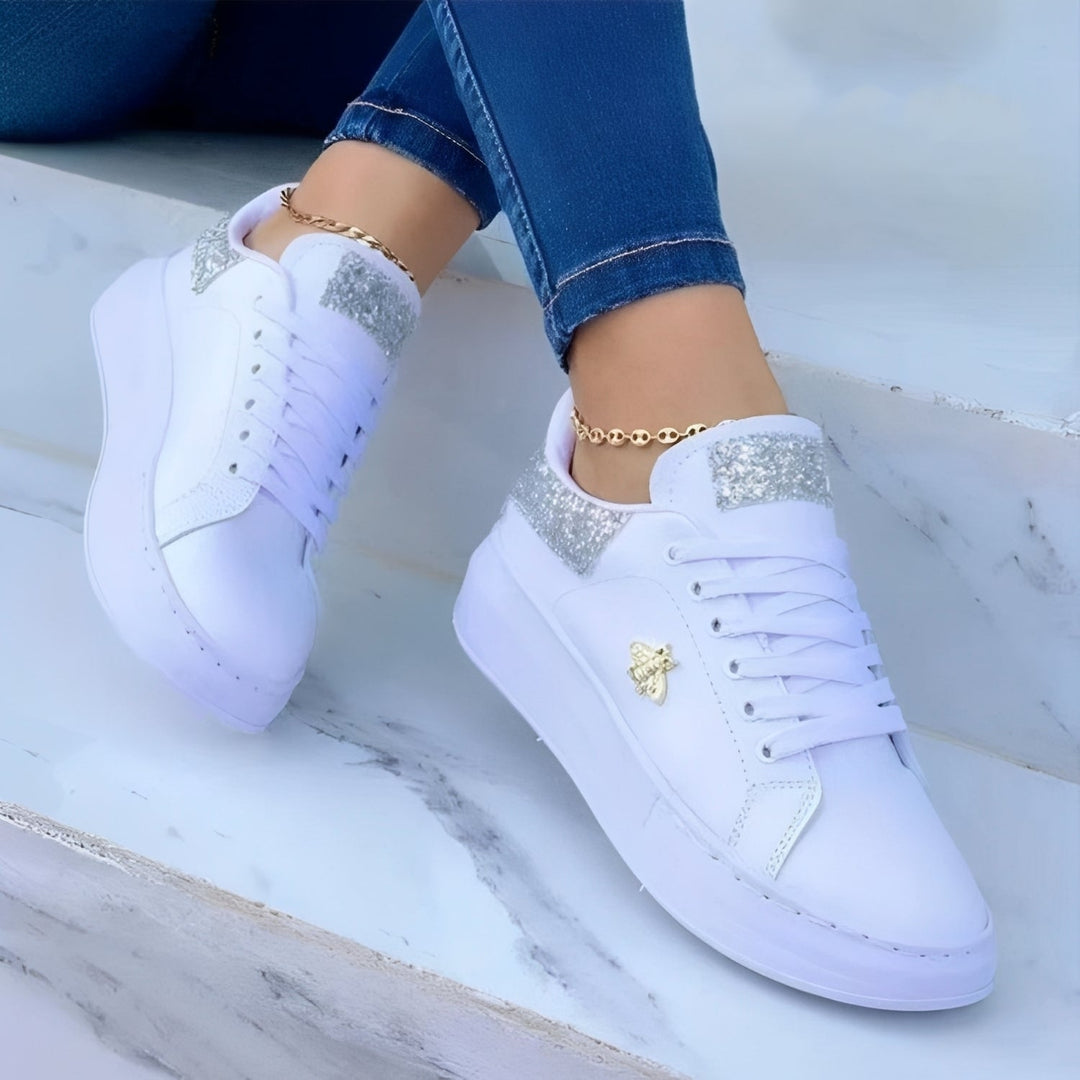 Aleena - Baskets élégantes et brillantes pour femme