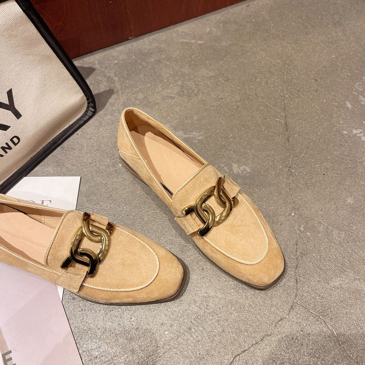 Alice - Classiques, mocassins en daim pour femme