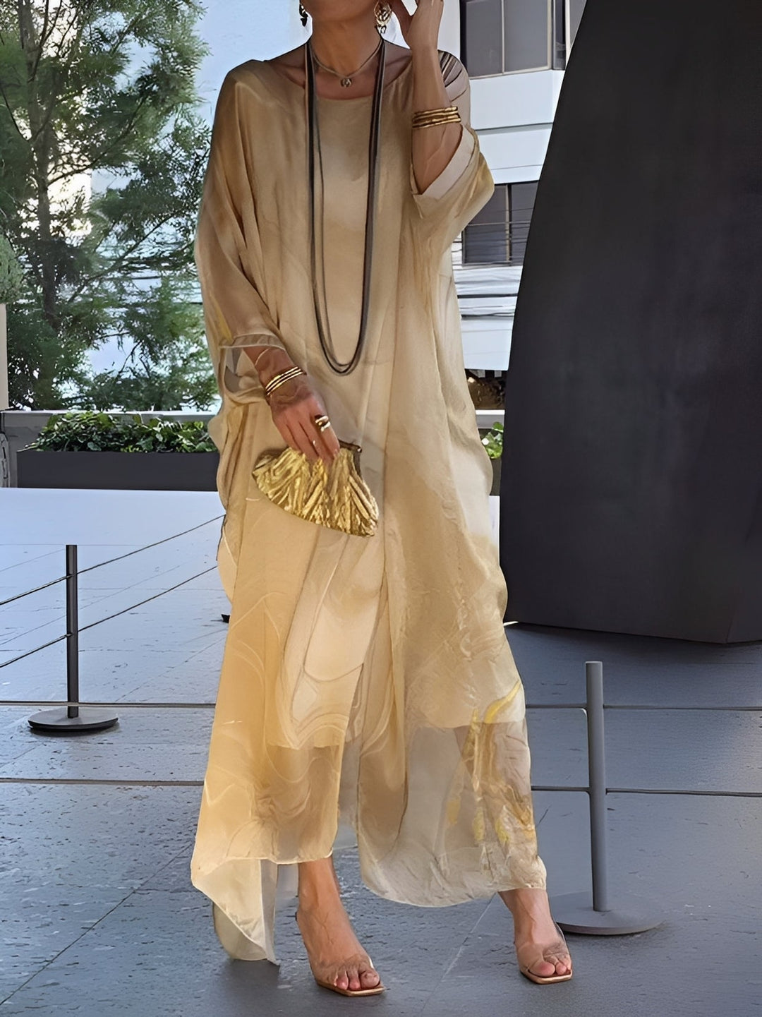 Christina - Élégante Robe en Chiffon pour Femmes
