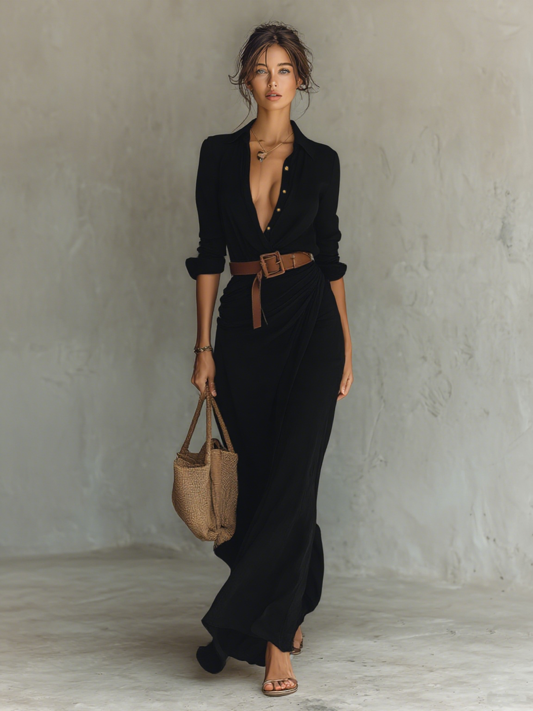 APHRODITE - LA ROBE MAXI EN SOIE ENCHANTÉE