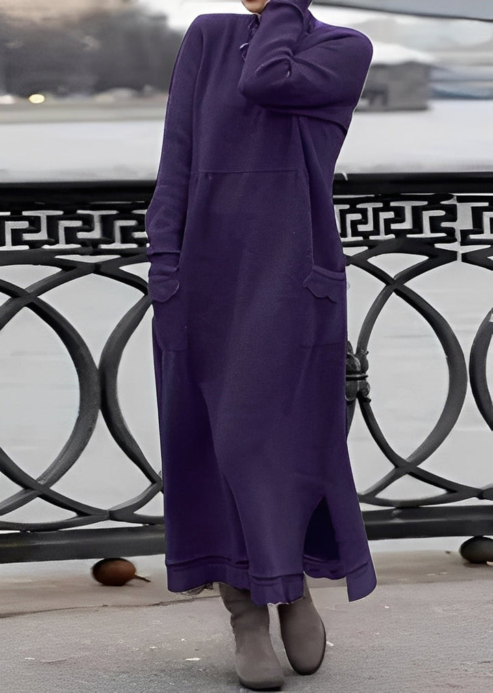 Emma - Robe élégante, ample et chaude pour femmes