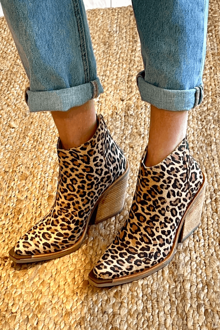Lila® | Bottines à imprimé léopard