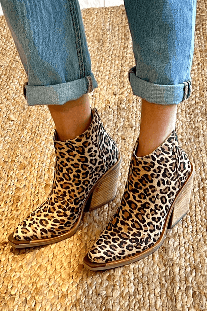 Lila® | Bottines à imprimé léopard