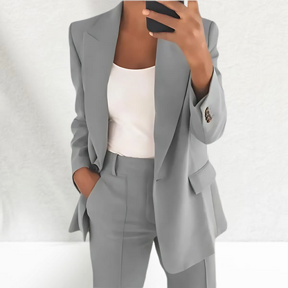 Thérèse | Tailleur pantalon élégant avec jambes larges