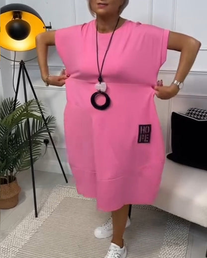 Zuzanna | Robe d'Été Légère avec Col Ronde
