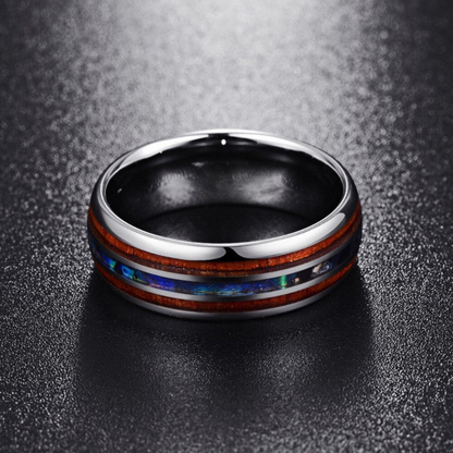 Bague Héritage en Incrustation de Turquoise du Sud-Ouest