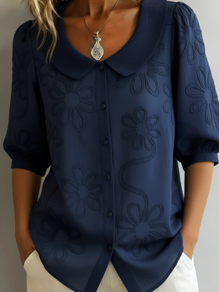 Aurélie™ | Blouse Florale Légère, Élégance Naturelle