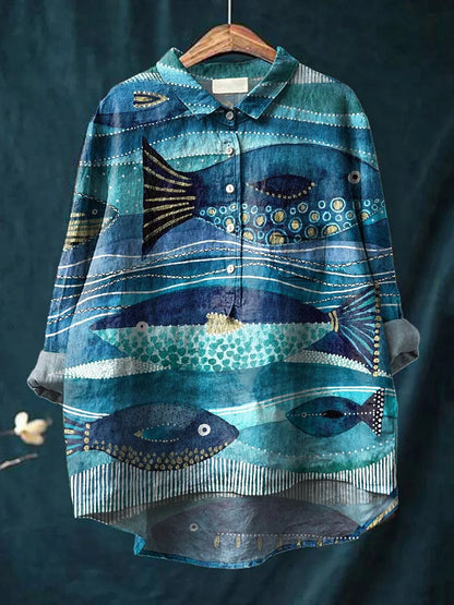 Jax™ - Chemise Art Océan