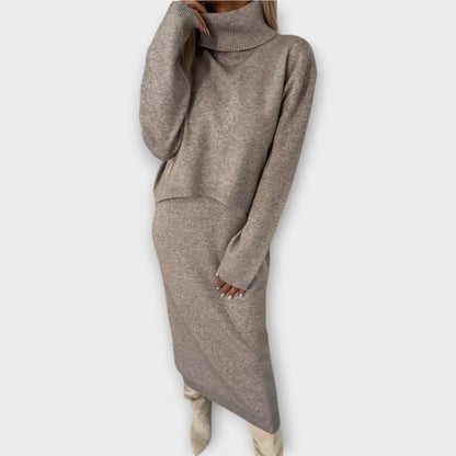 Ensemble Pull et Jupe Luxe Tricot