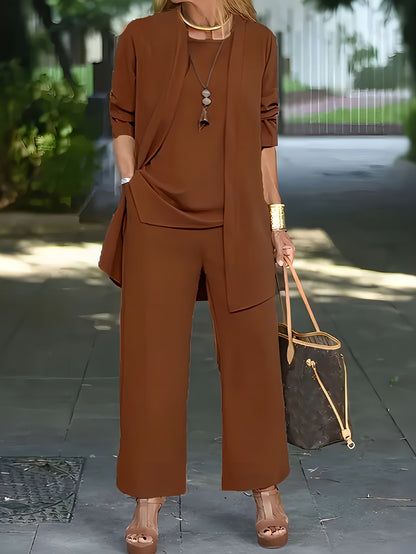 Layla - Ensemble Chic et Stylé en Trois Pièces