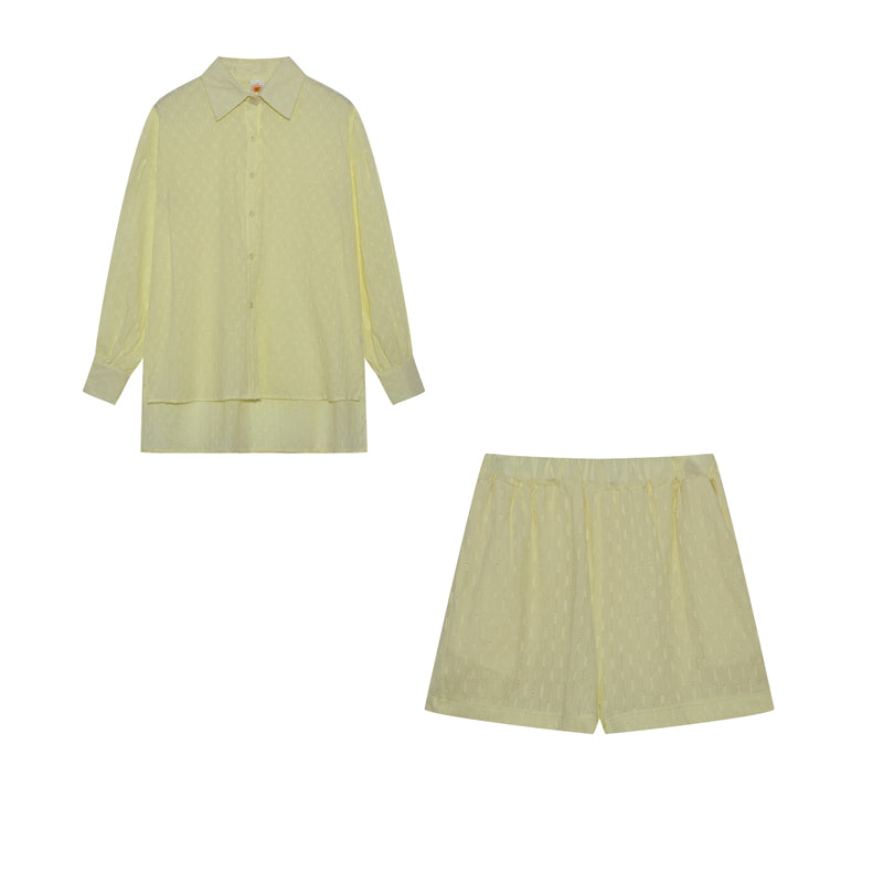 Elizabeth - Ensemble Chemise et Shorts Aérés