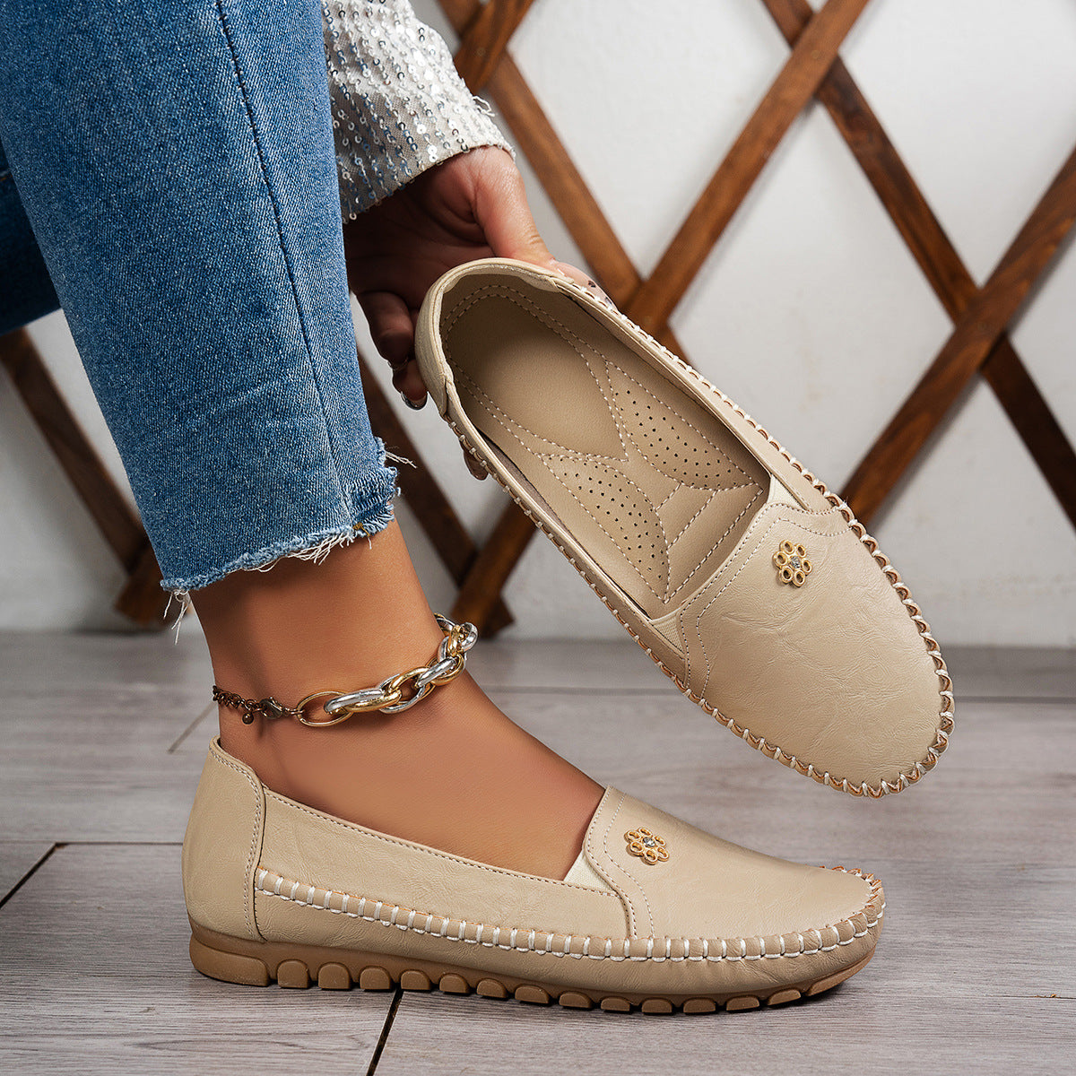Sancia - Mocassins en Cuir Souple