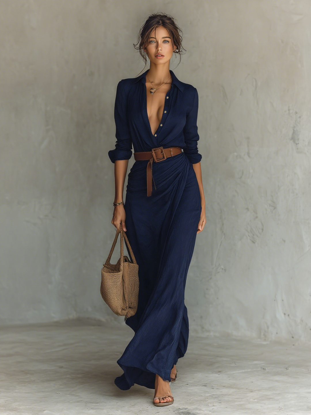 APHRODITE - LA ROBE MAXI EN SOIE ENCHANTÉE
