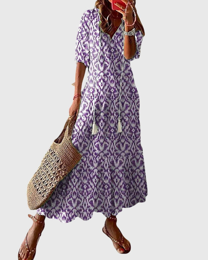 Amalia | Robe d'été vintage bohème