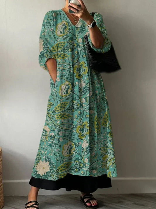 Paula | Robe Fleurie Élégante