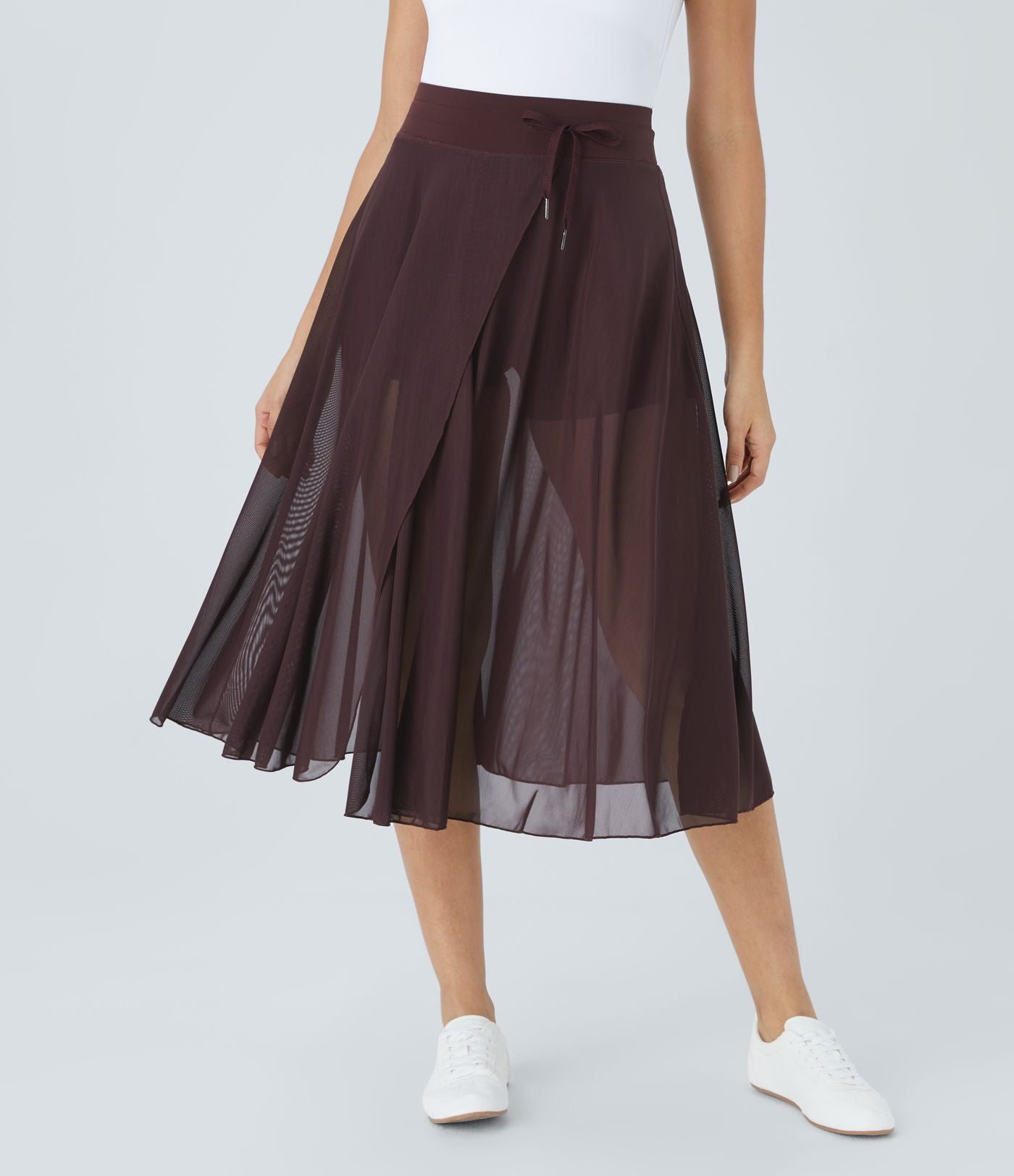 REVERIE – JUPE MIDI 2 EN 1 POUR FEMMES