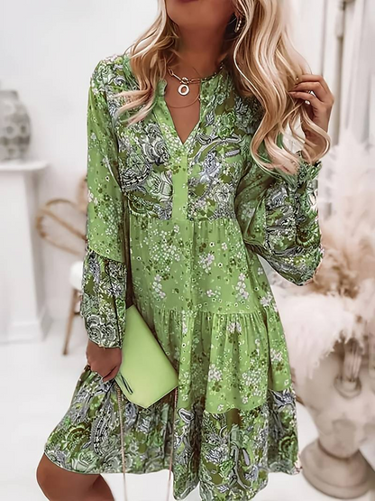 Eira - Robe Boho Imprimée