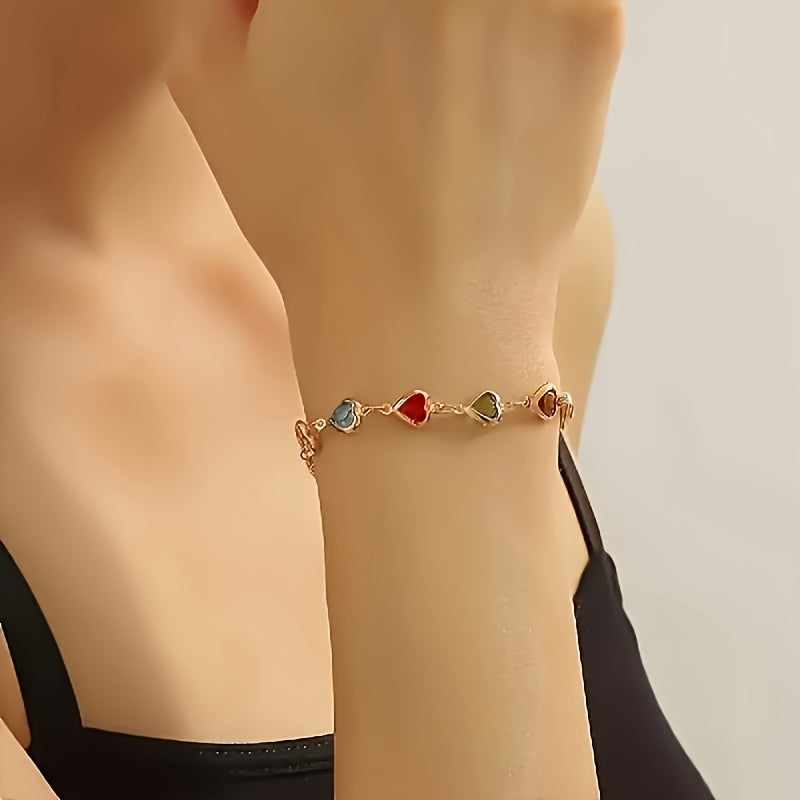 Bracelet unique en forme de cœur