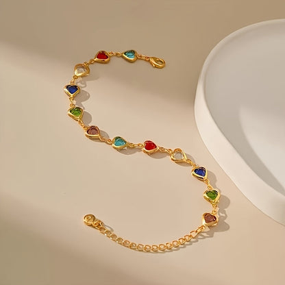 Bracelet unique en forme de cœur