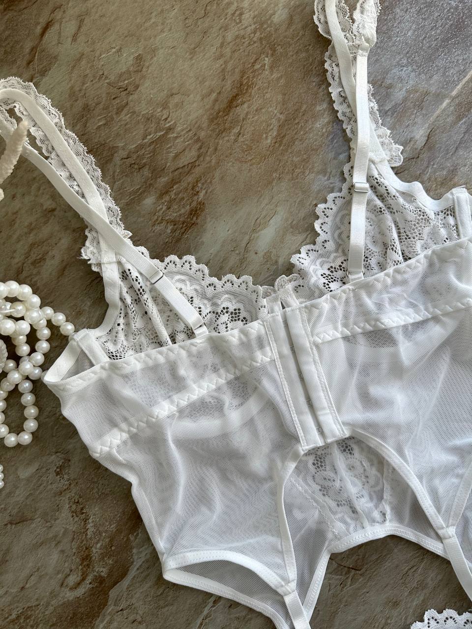 Leyla™ | Ensemble de lingerie de mariée élégant