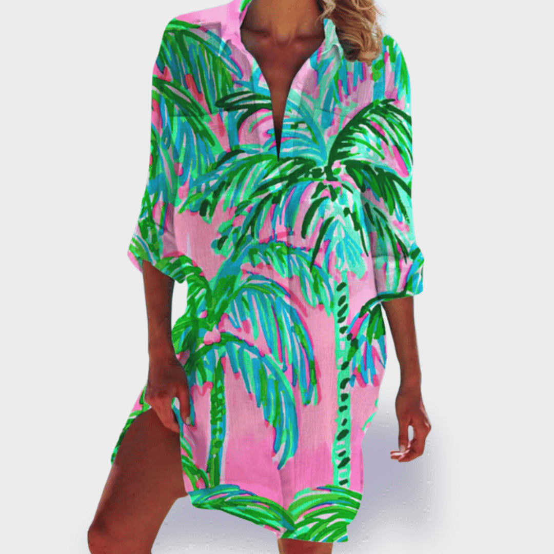 BRIGITTE | ROBE D'ÉTÉ COLORÉE ET LÉGÈRE