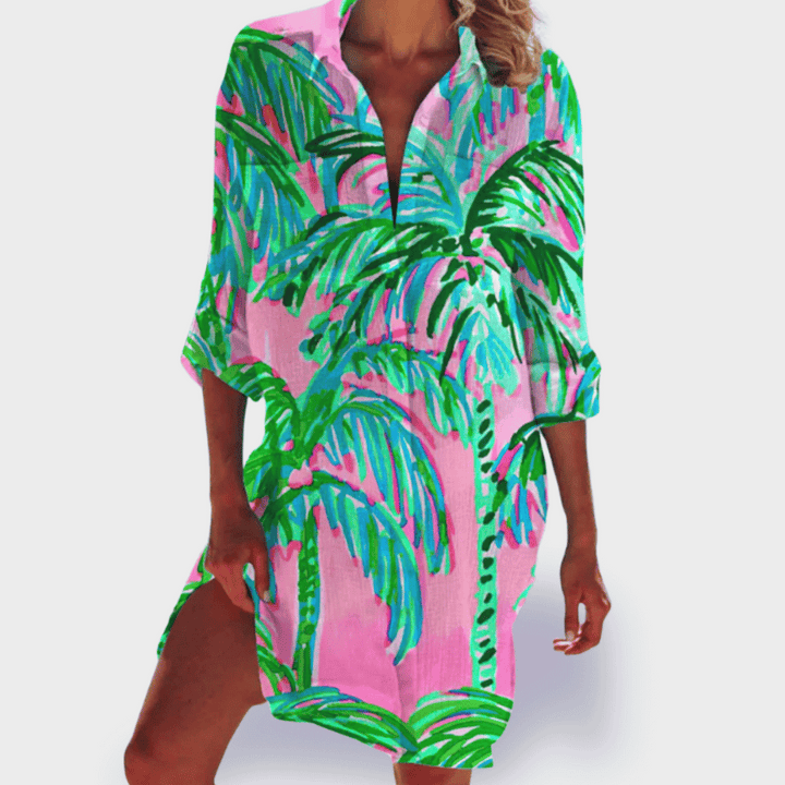 BRIGITTE | ROBE D'ÉTÉ COLORÉE ET LÉGÈRE
