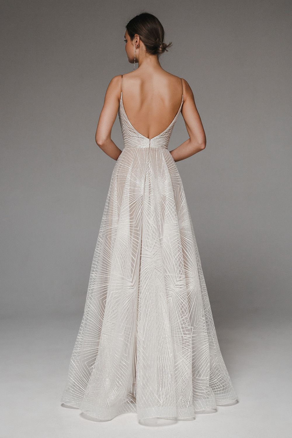 Thalassa - Robe de soirée longue et brillante