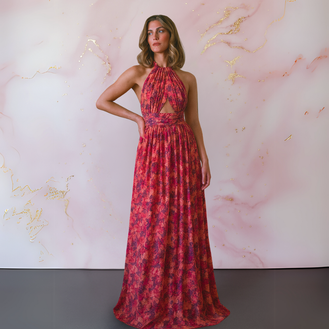Vera™ | Robe élégante avec imprimé floral