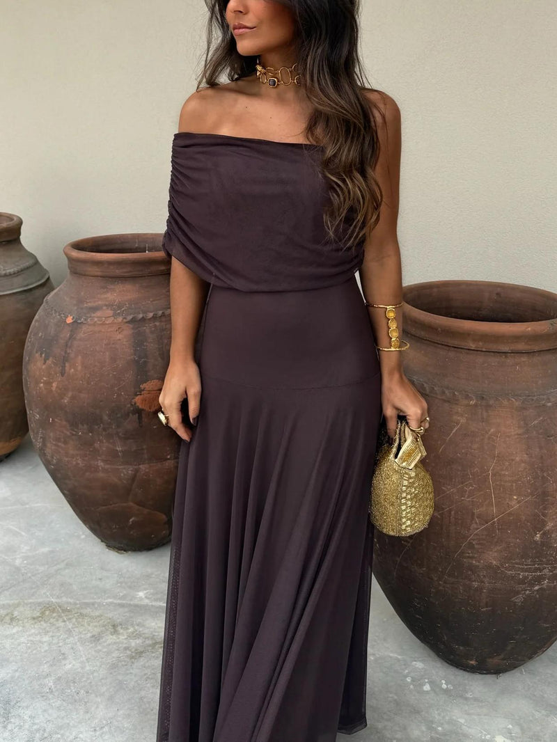 Camila | Robe Maxi en Maille Élégante