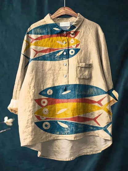 Darcy™ - T-shirt Art Poisson