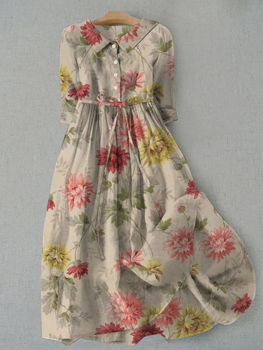 Zinnia - Robe Chemise avec Cordon pour Femmes