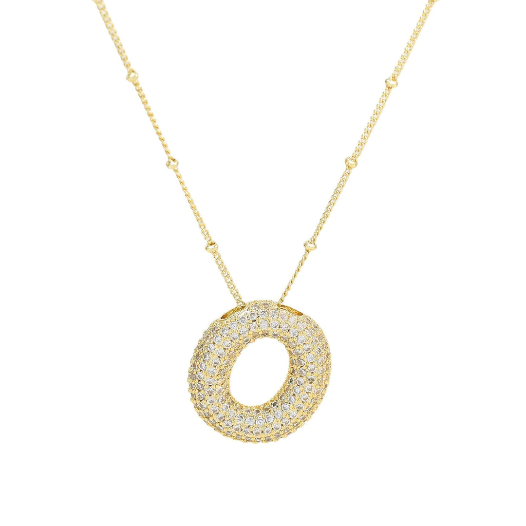 Savannah | Collier avec Lettre à Bulles en Diamant