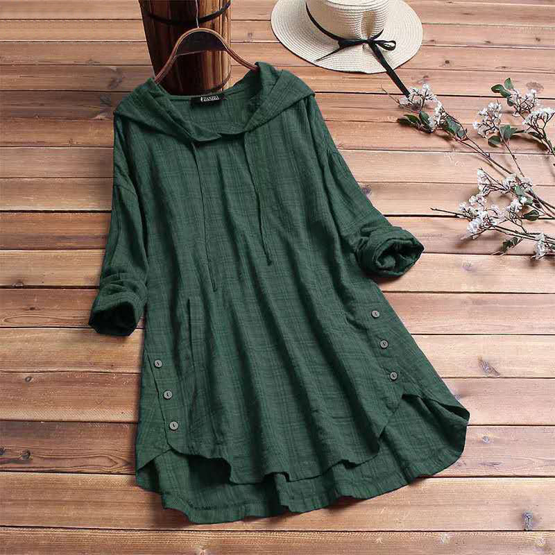Blouse Antoinette Ternet avec Capuche - Style Quotidien Confortable