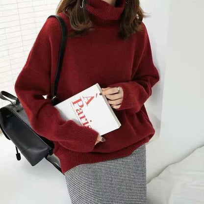Lisette | Pull col roulé en cachemire