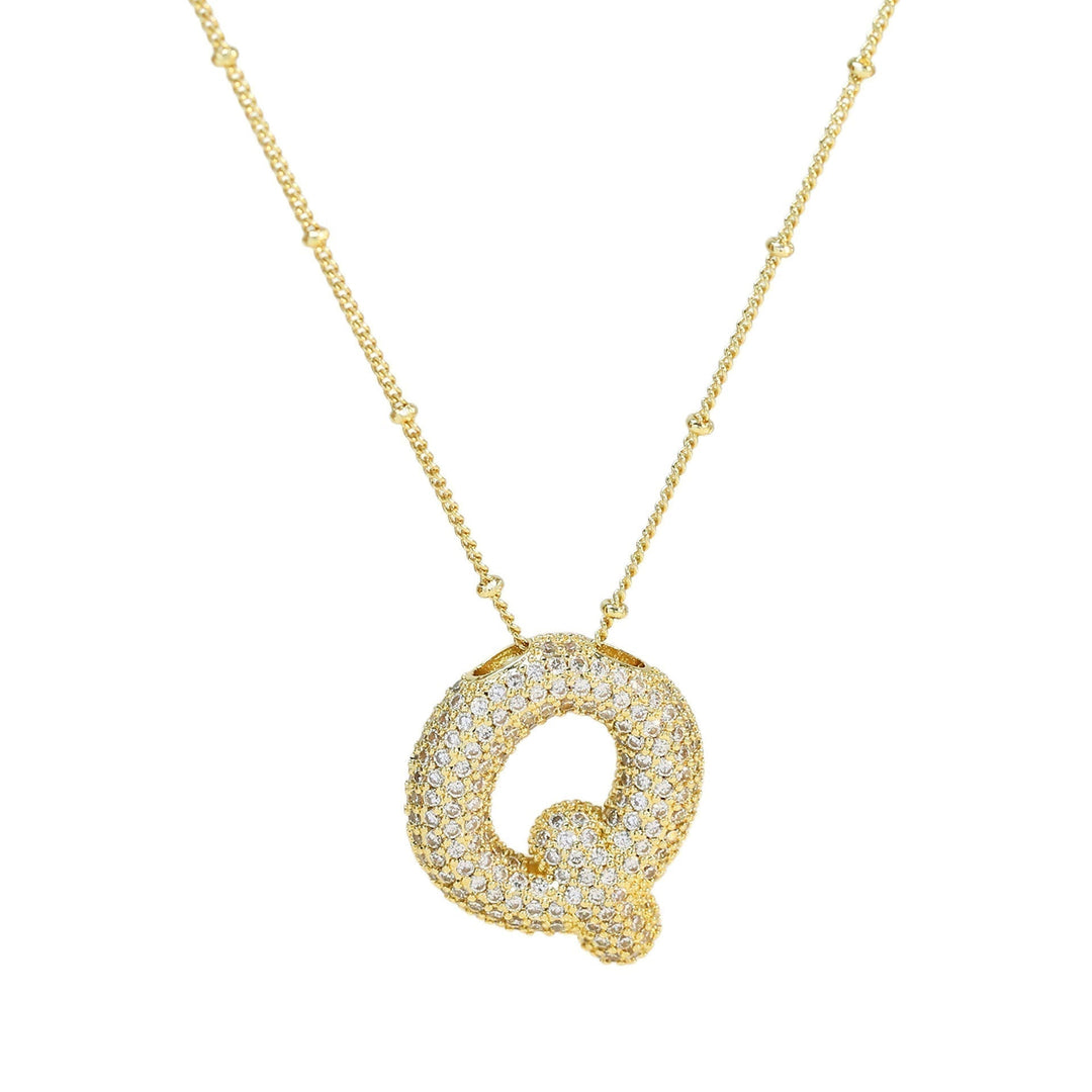 Savannah | Collier avec Lettre à Bulles en Diamant