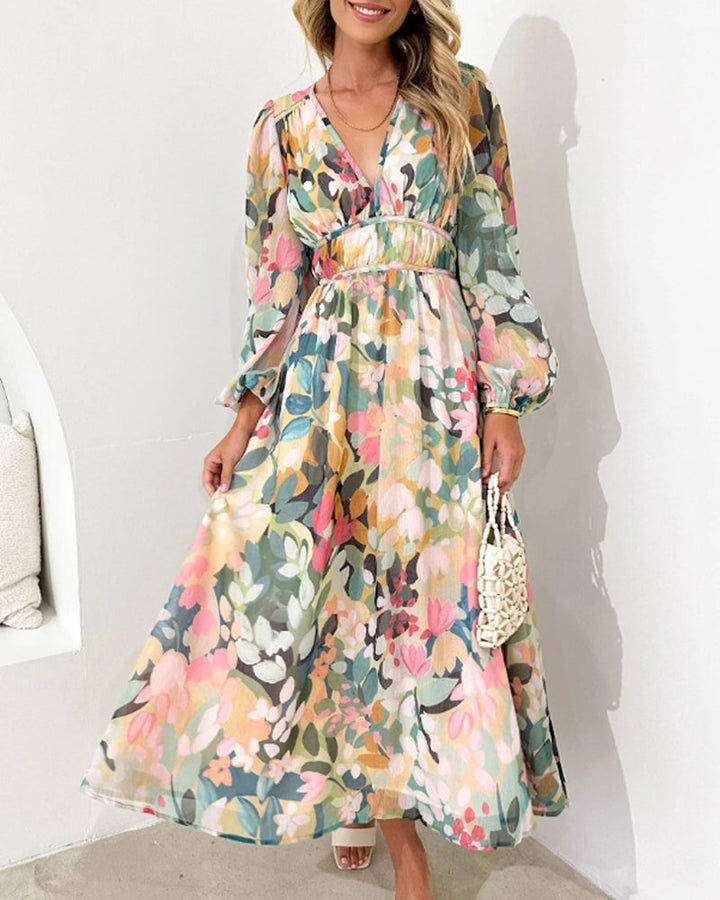 Celine | Robe Fleurie Féminine
