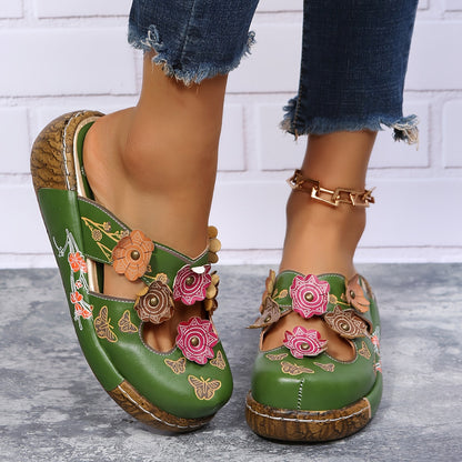 Rina - Sandales compensées confortables