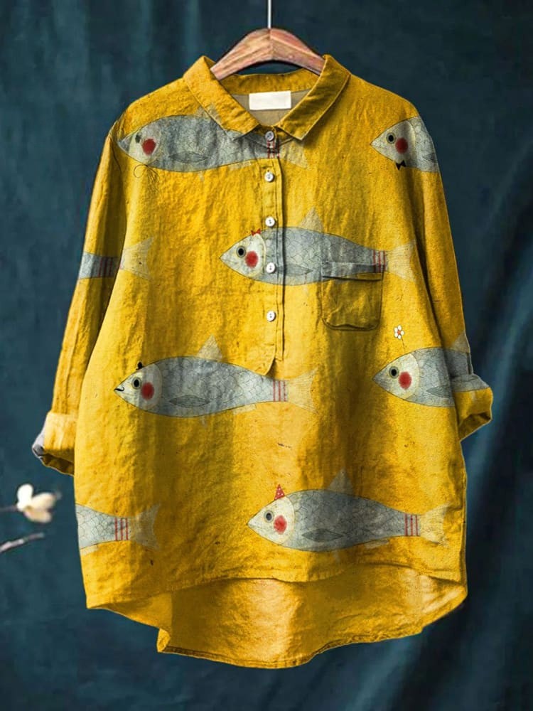 Ava | Chemise Poisson Ludique