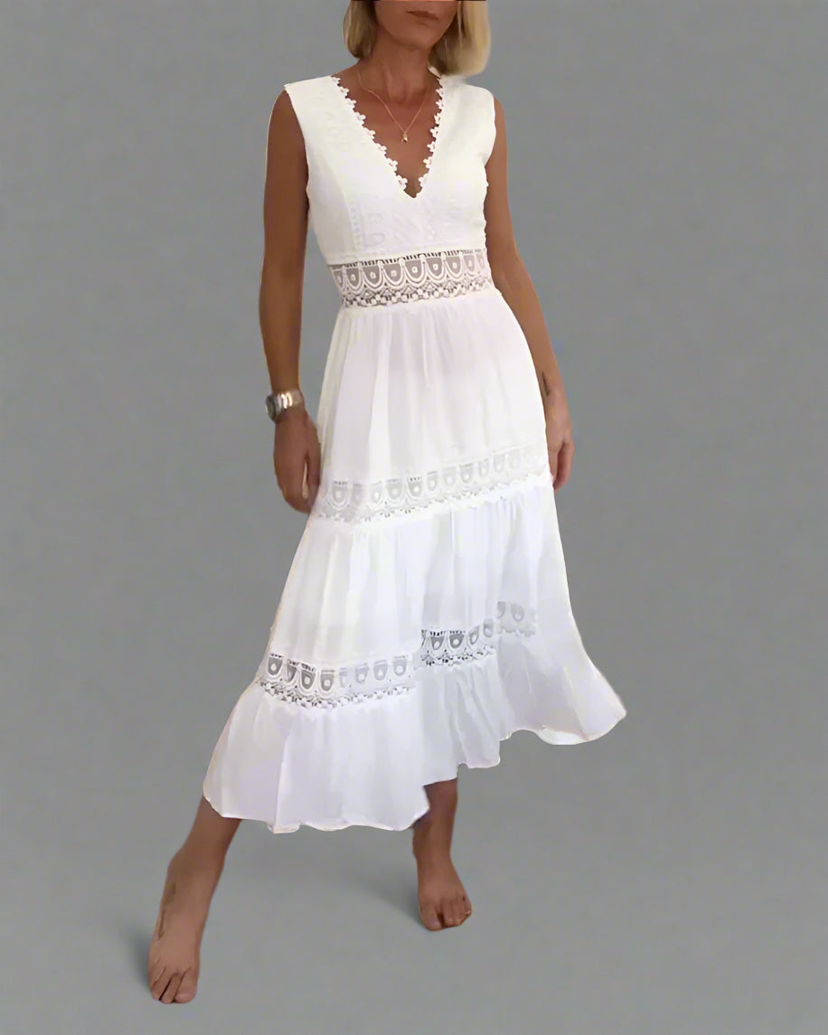 Zorhildis | Robe d'Été de Haute Qualité avec Design Floral