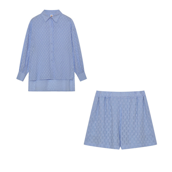 Elizabeth - Ensemble Chemise et Shorts Aérés