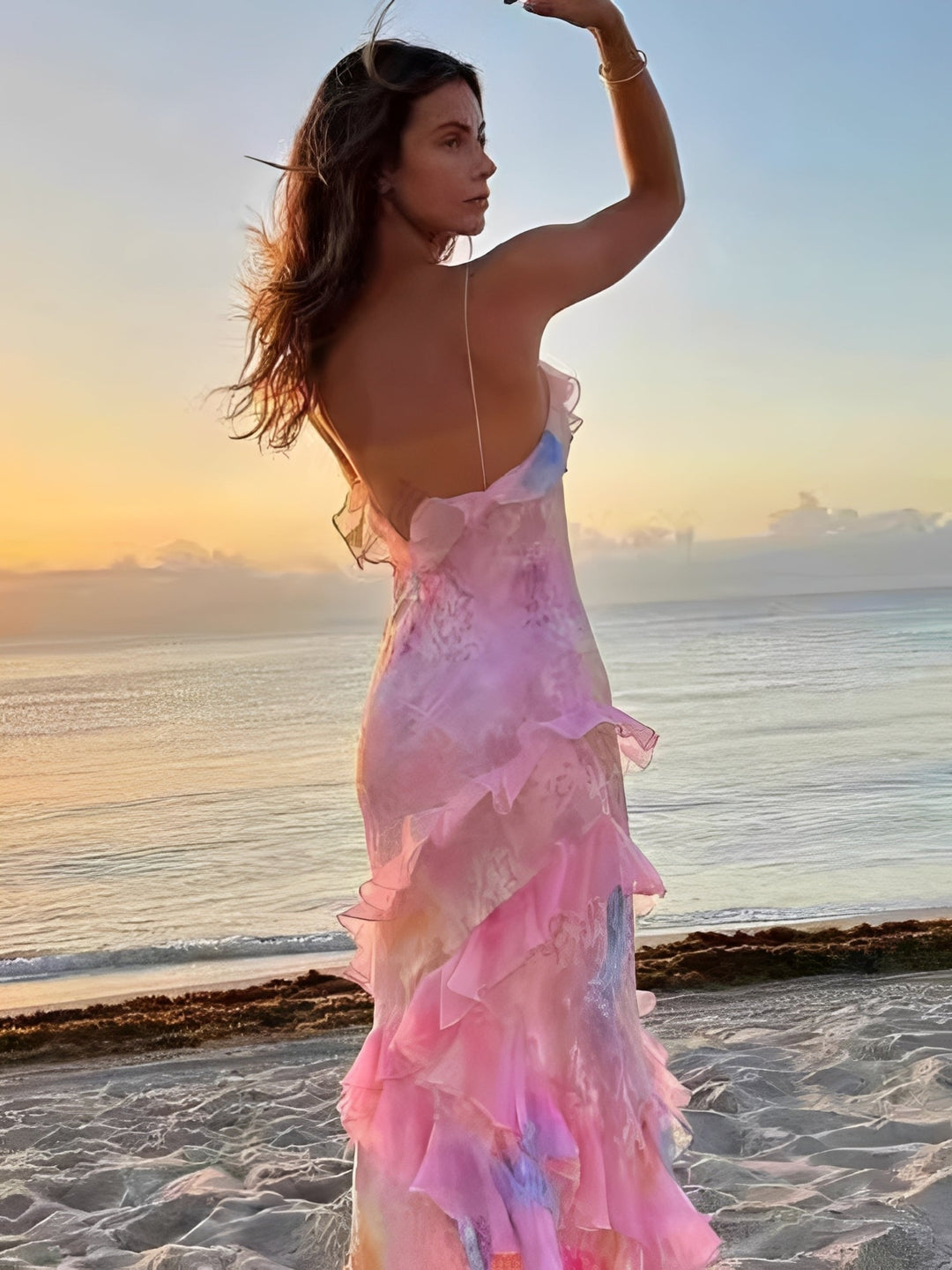 Angela - Élégant robe maxi dos nu pour femmes